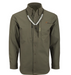 Drake McAlister Microfleece Softshell Waterfowler's full button front shirt with two chest zip pockets 
