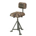 Banded Tripod Blind Stool with back support
