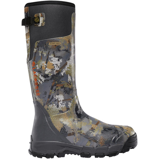 camo rubber boots with black neoprene 