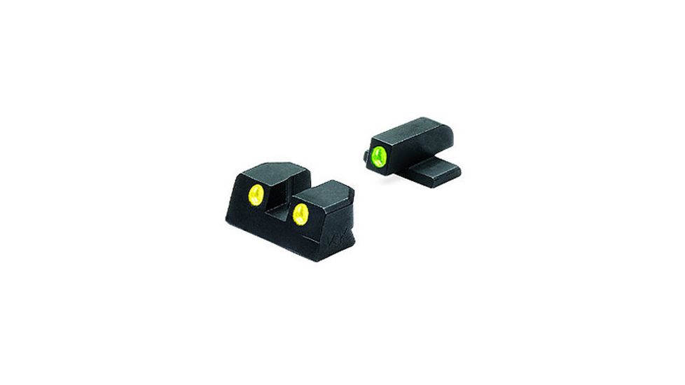 Meprolight ML10110 Tru-Dot for SIG Pistols Green Front/Yellow Rear (9MM/357SIG P series except P365XL)