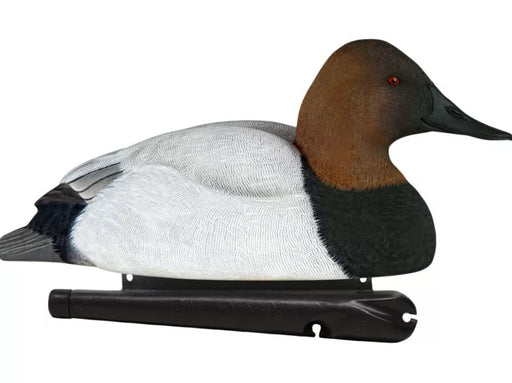 white black and rust color duck hunting decoy