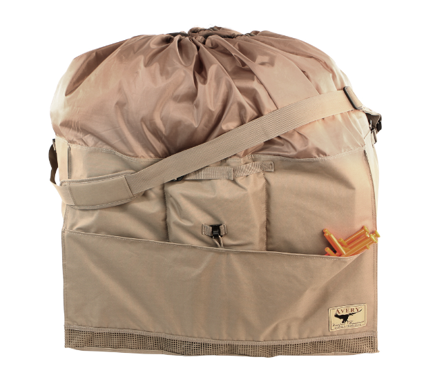 Banded,  12-Slot Full Body Lesser Bag – Goose Decoys Field Khaki with cinch top and shoulder strap