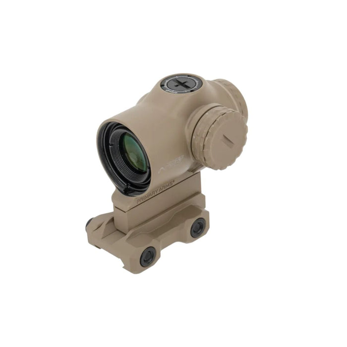 Primary Arms MicroPrism™ Scope - Red Illuminated ACSS Cyclops Reticle - Gen II tan with mount