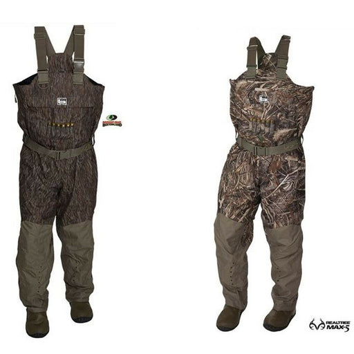 Banded B04, RedZone Breathable Uninsulated Waders two pair with rubber boots a nd belted waist
