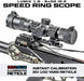 black crossbow scope mounted