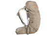side view of tan hiking backpack