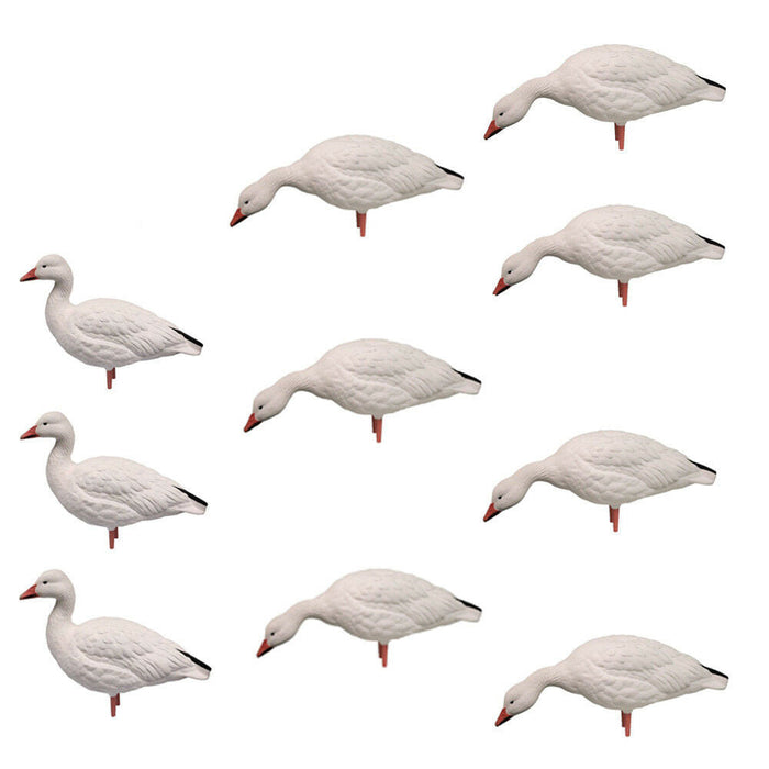 Avian-X 9060, SPO Adult Snow Geese Decoys 10 Pack