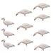 ten snow geese hunting decoys
