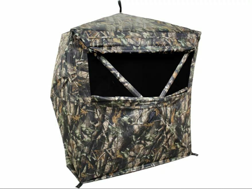 2 person camo hunting blind