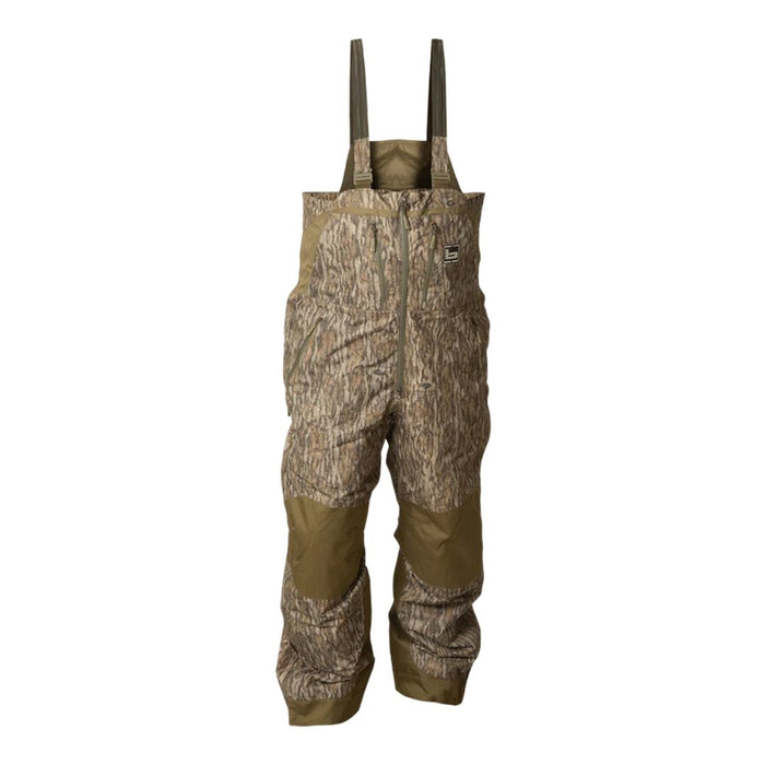 Banded Calefaction Bib zip front camo with solid tan knees