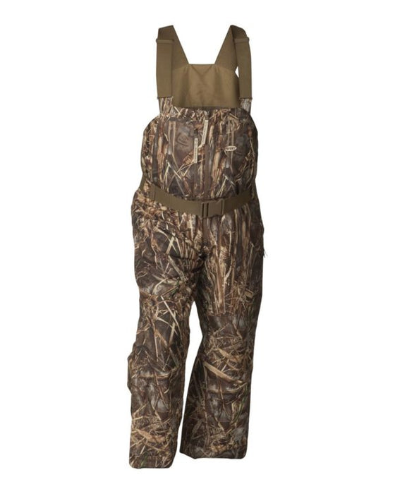 Insulated camo bibs with shoulder straps 