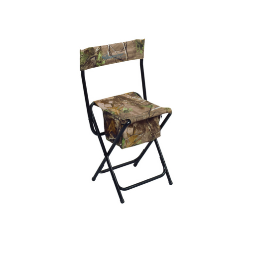 foldable amd portable camo chair with storage under seat