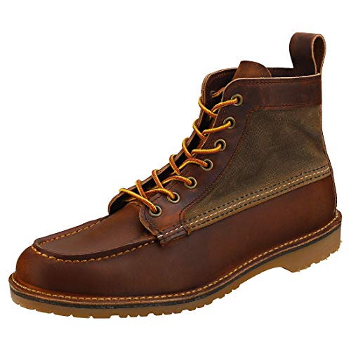 Red Wing Heritage Wacouta Canvas Moc (Copper) Men's Lace-up Boots