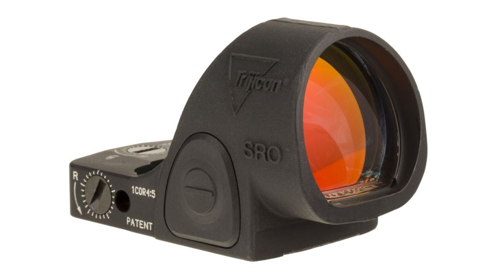 Trijicon 2500002 SRO Adjustable LED Red Dot Sight, 2.5 MOA Dot Reticle
