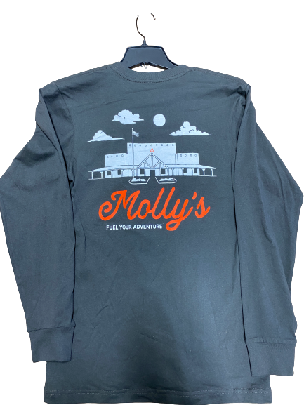 Molly's Fuel Your Adventure Long sleeve tee featuring Molly's Place