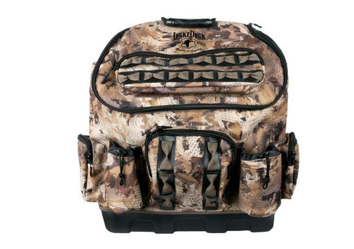 camo motion decoy backpack with multiple pockets