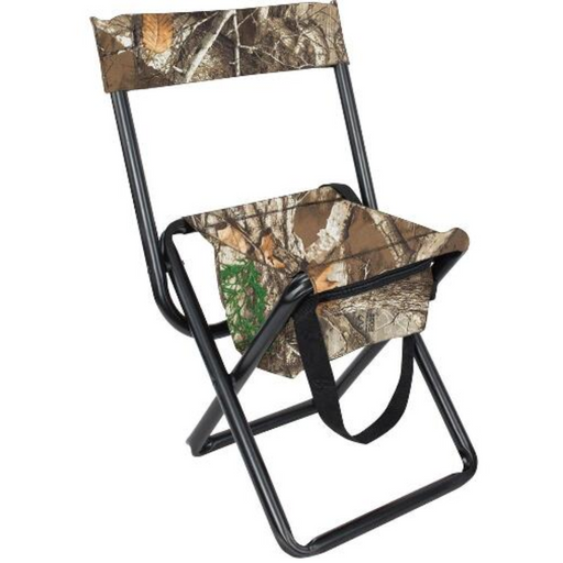 camo folding camp chair with under seat storage