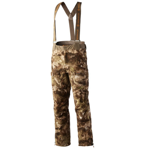 Nomad Cottonwood NXT fleece Pant with thigh pockets with suspenders and zip legs