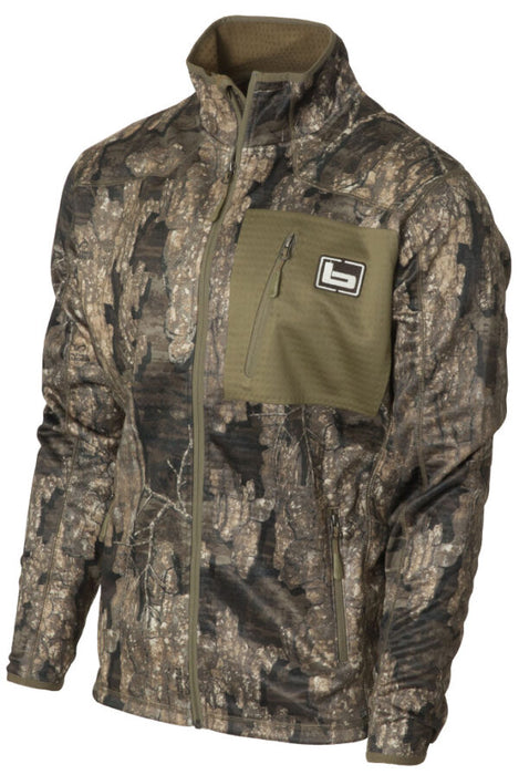 Banded Mid-Layer Full Zip Fleece Jacket