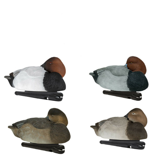 set of four redhead duck hunting decoys