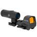 red dot sight and magnifier
