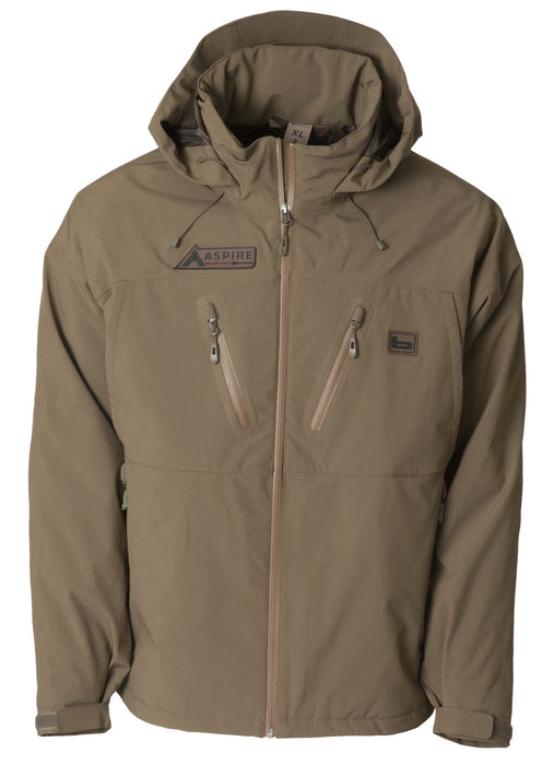 Banded Firebox hooded and full zip front All.in.One Jacket-Crocodile 