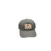 Molly's hat in faded black with square camo Molly's logo patch on the front 
