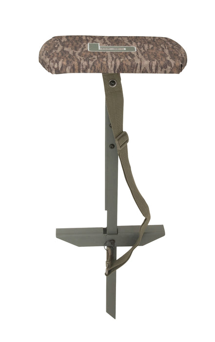 Banded A-I Slough Stool with camo padded seat and carry strap