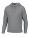 gray solid draw string hoodie