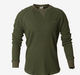 Banded, Grey Cliff Waffle long sleeve pullover Shirt
