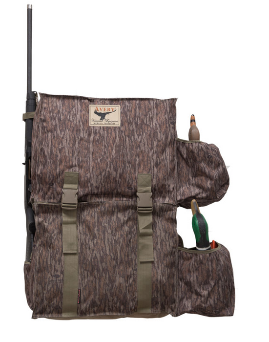 Banded, Decoy Backpack-Bottomland displaying gun and decoys