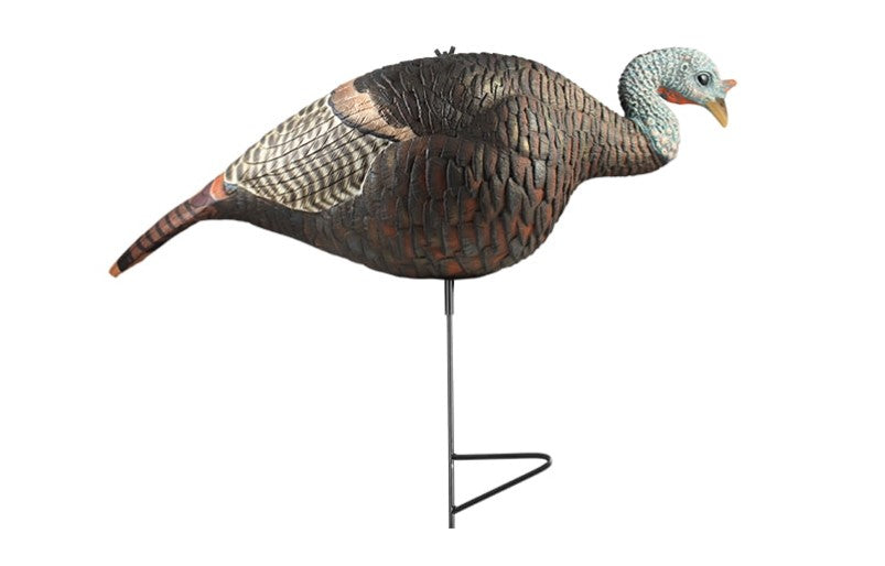 The Grind Outdoors Relaxed Feeding Hen Decoy, includes 2-piece motion stake
