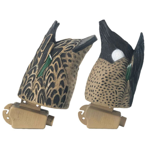 Blue-Winged Teal Decoys - Butt-Up Feeder Pack