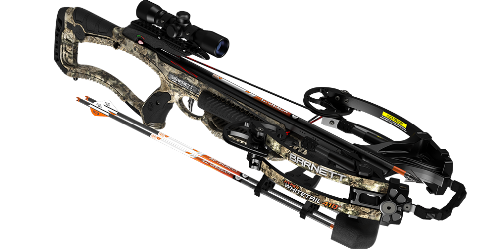 Barnett Hyper Whitetail 410 Crossbow with scope and arrows