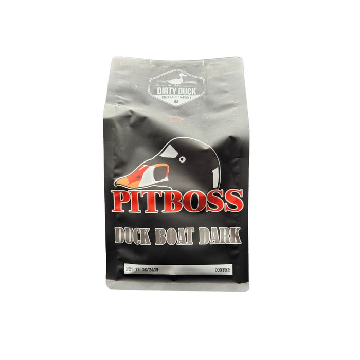 Dirty Duck Coffee Pitboss Dark 12oz coffee