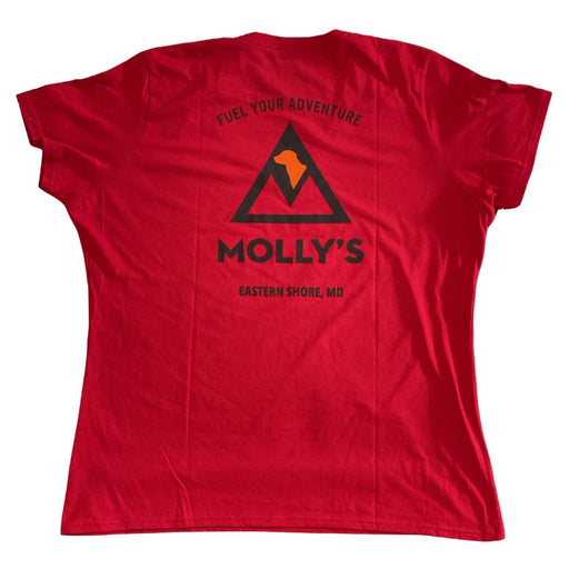 Molly's Place Women's V-Neck Tee red