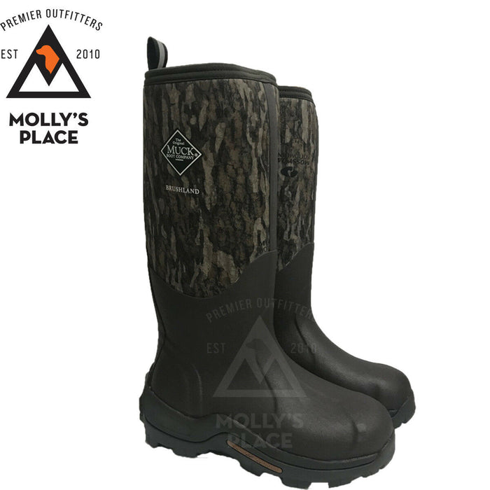 Muck WET-MOB2, Men's Brushland Cold Conditions Hunting Boot Mossy Oak Bottomland