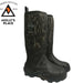 Muck Men's Brushland Cold Conditions Hunting Boot in black and Mossy Oak Bottomland