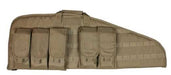 Tan Rifle Assault Case with multiple pockets