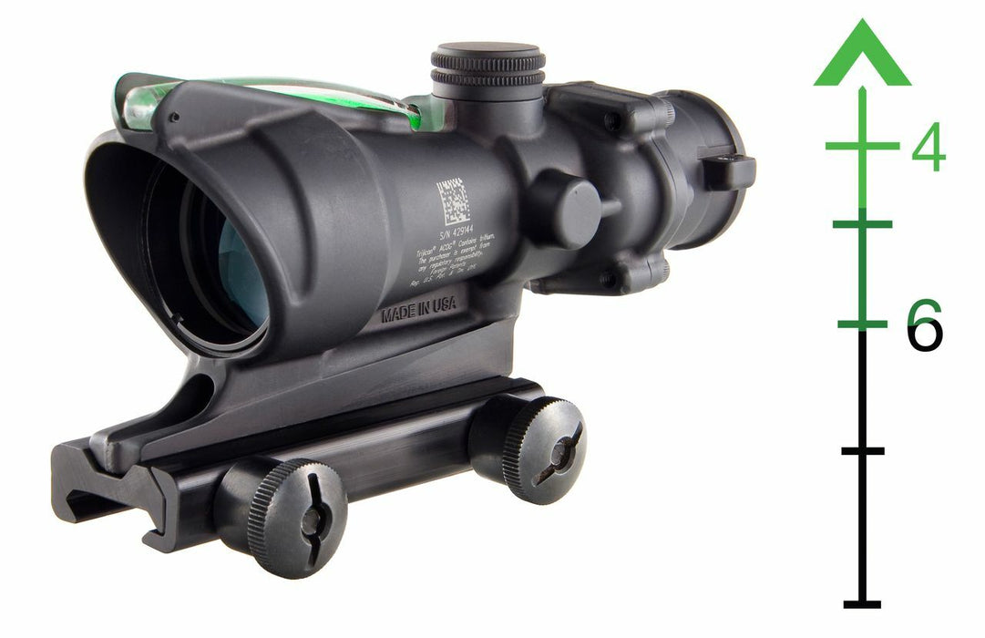 Trijicon TA31F-G ACOG 4x32 Green Chevron Reticle Riflescope w/ TA51 Mount, 100218