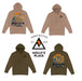 Four Molly's Place hoodies featuring goose hunting scenes 