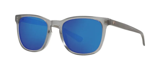 gray sunglasses with blue lenses