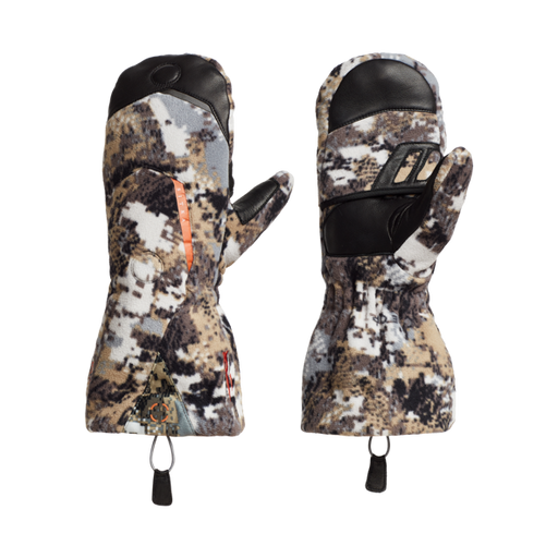 2 camo insulated flip mitts