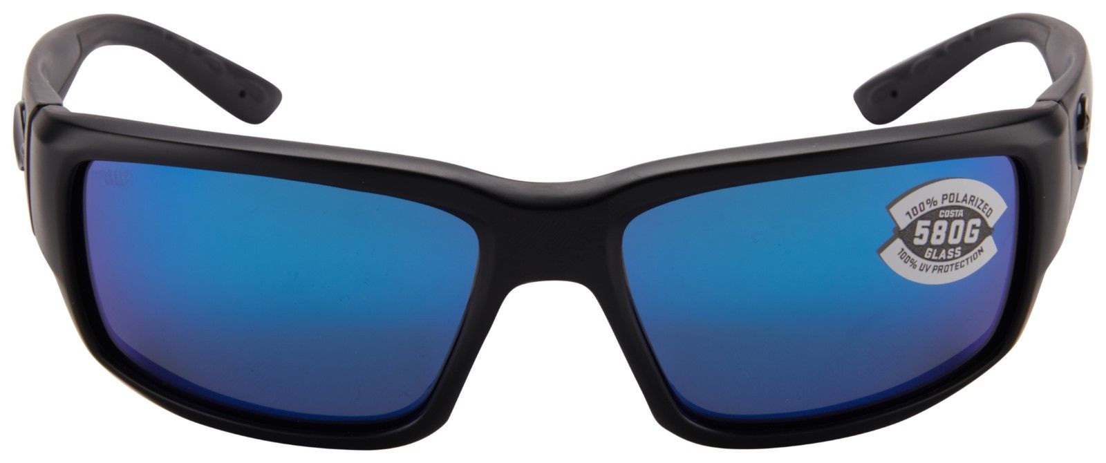 Costa Del Mar TF01OBMGLP, Polarized Fantail Blackout Blue Mirror 580G Sunglasses