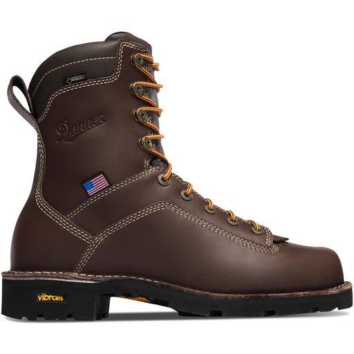 Danner 8" Quarry USA brown lace up boot 