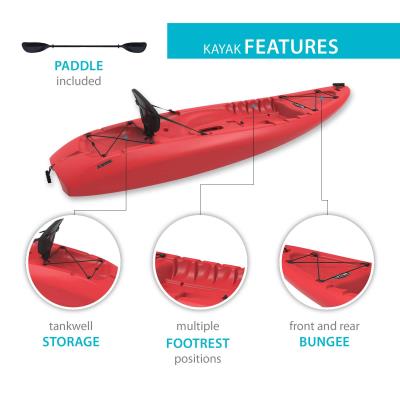 Lifetime Hydros, 90936G, 85 Sit-On-Top Kayak (Paddle Included)