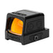 black REFLEX SGHT with orange lens