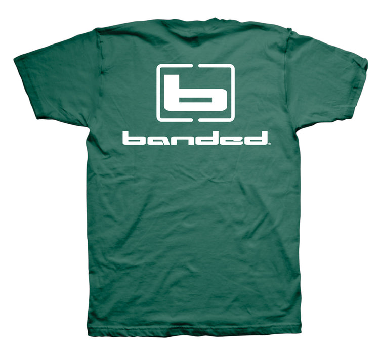 Banded Signature S/S Tee-Classic Fit green