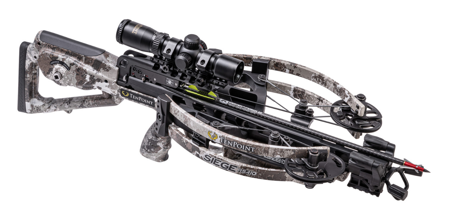 TenPoint CB21012-6819, Siege RS410 Crossbow Package, Veil Alpine