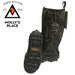 Muck Men's Brushland Cold Conditions Hunting Boot in black and Mossy Oak Bottomland